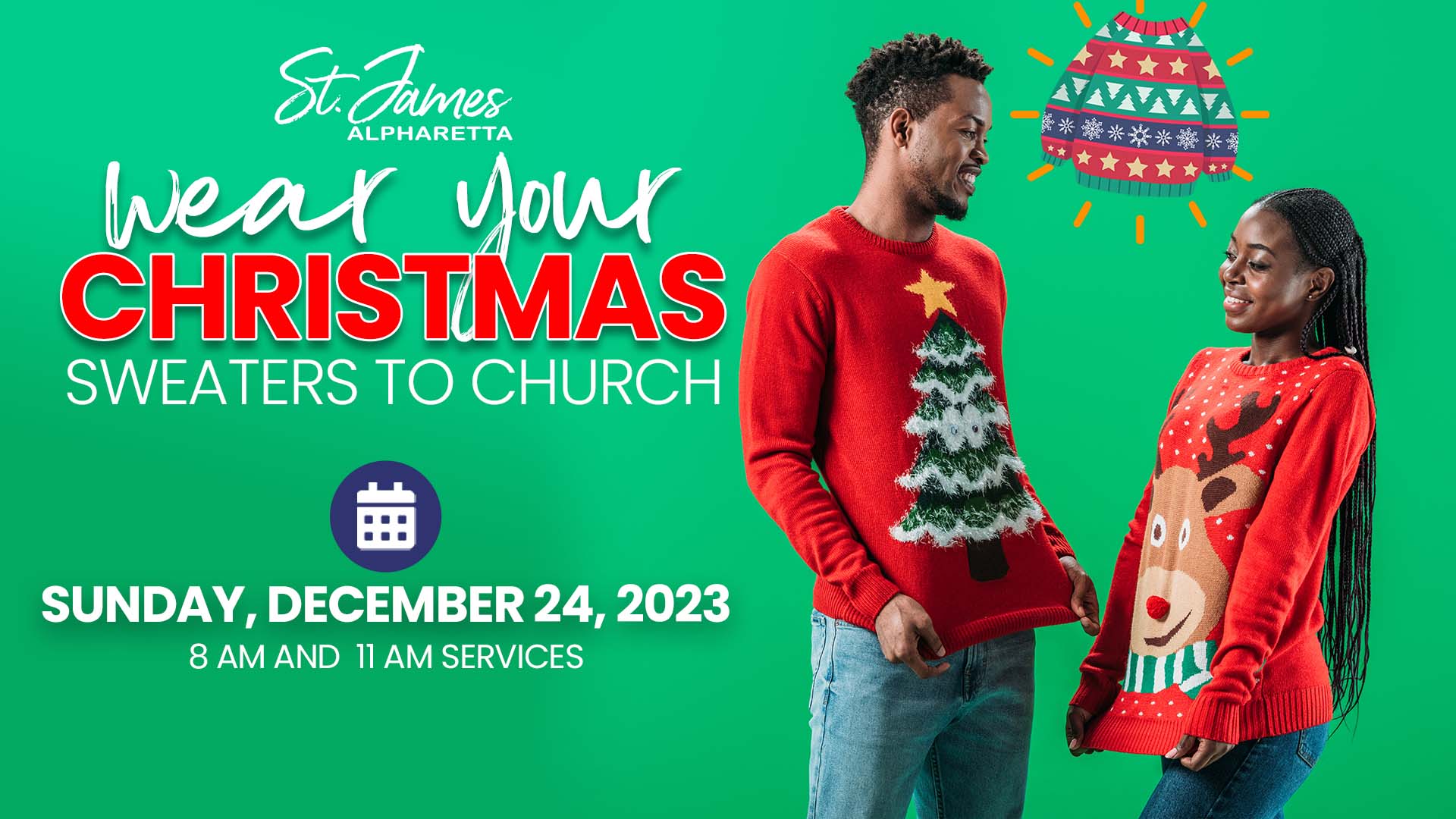 2024 Christmas Sweaters to Church