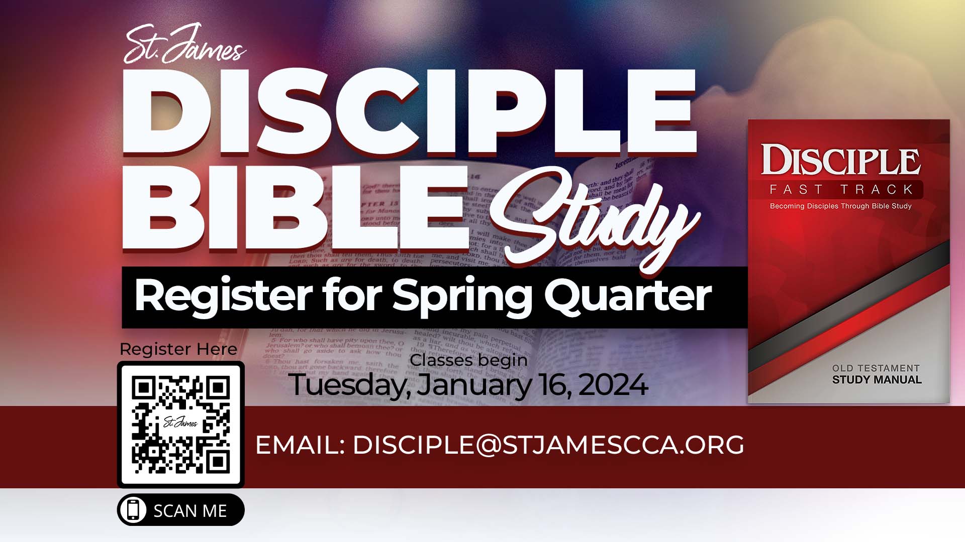 2024 St. James Alpharetta - Disciple Bible Study