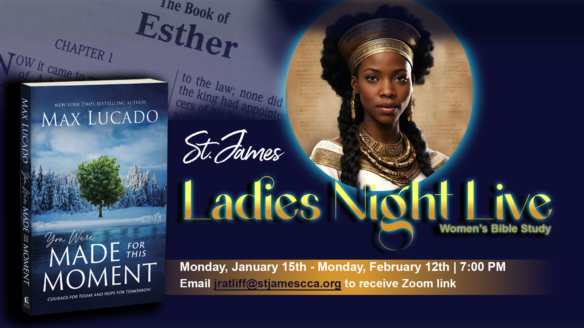 2024 St. James Alpharetta - Ladies Night Live Bible Study